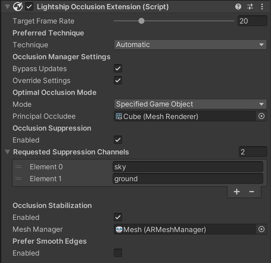 The NSDK Occlusion Extension